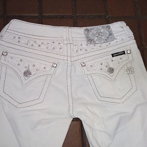 MissMe,  size 26 white jeans